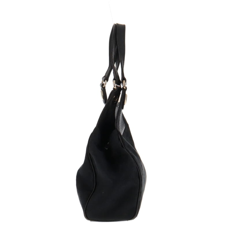 Gucci Black Leather Tote Style 12