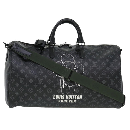 LOUIS VUITTON Monogram Eclipse Vivienne Keepall 50 Boston Bag M43683 39231A