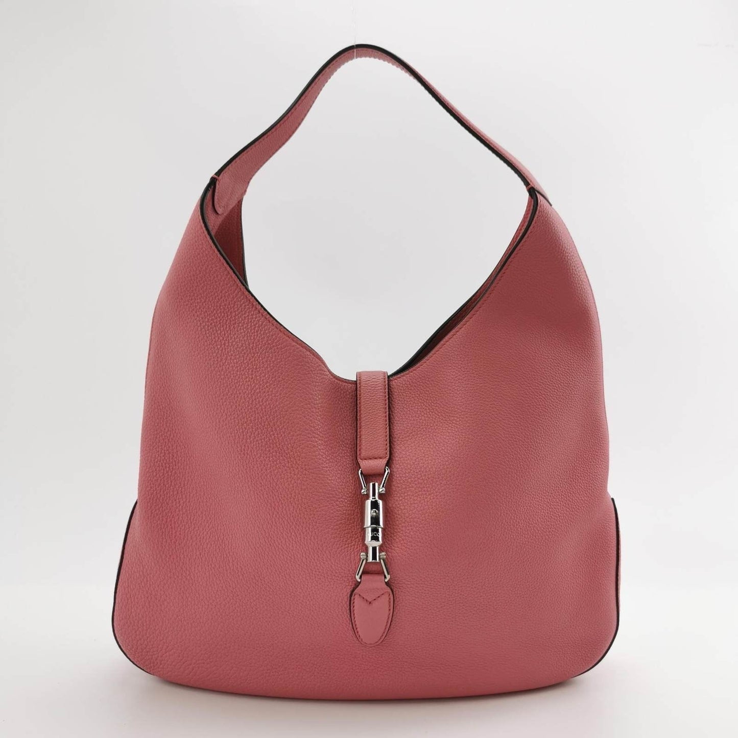 Gucci Jackie 1961 Soft Rose Pink Leather Bag Medium