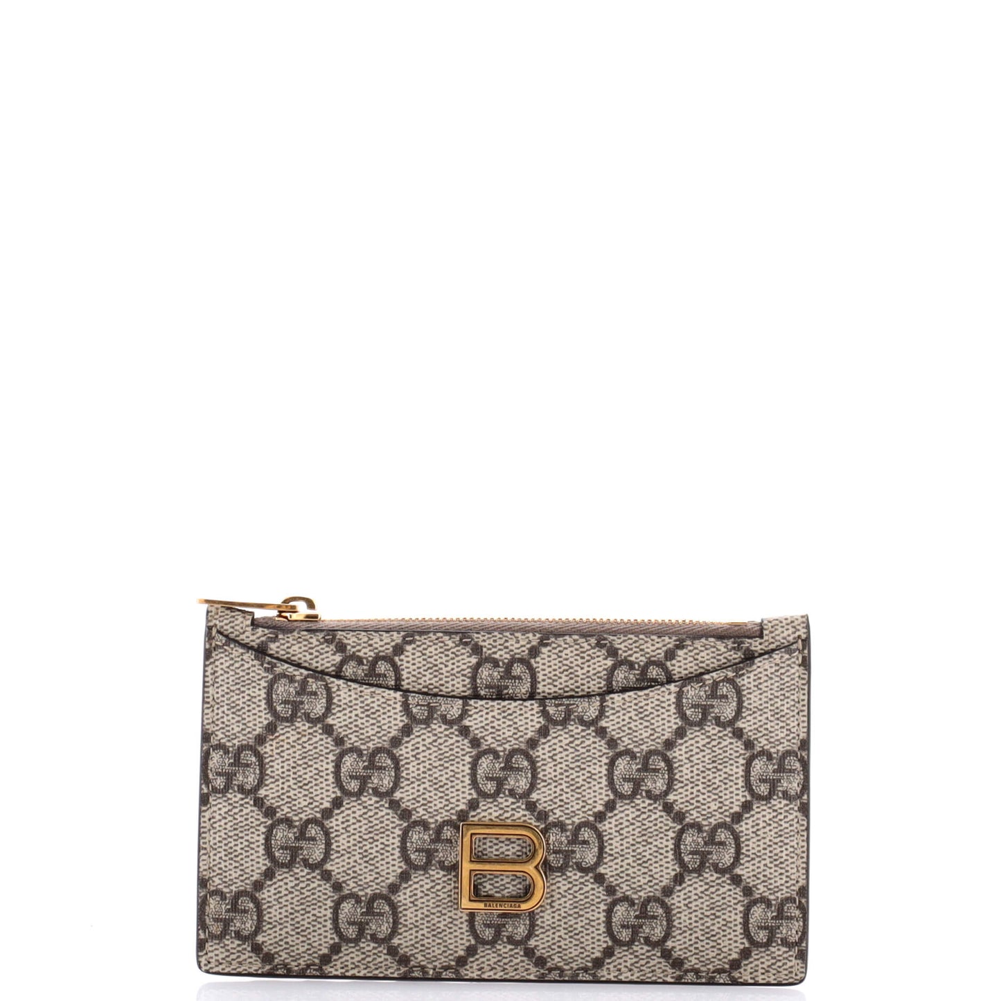 x Luxury Balenciaga Trending 2026 The Hacker Project Zip Card Case GG Coated Canvas