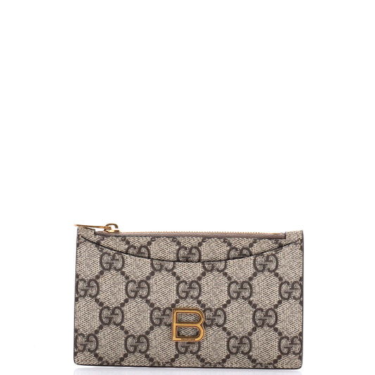 x Luxury Balenciaga Trending 2026 The Hacker Project Zip Card Case GG Coated Canvas