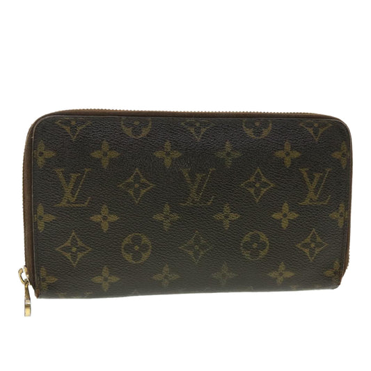 LOUIS VUITTON Monogram Zippy Organizer Long Wallet M62581 LV Auth 39479