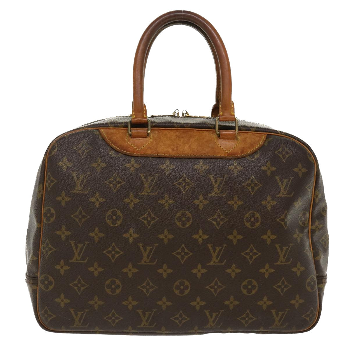 LOUIS VUITTON Monogram Deauville Hand Bag M47270 LV Auth 39526