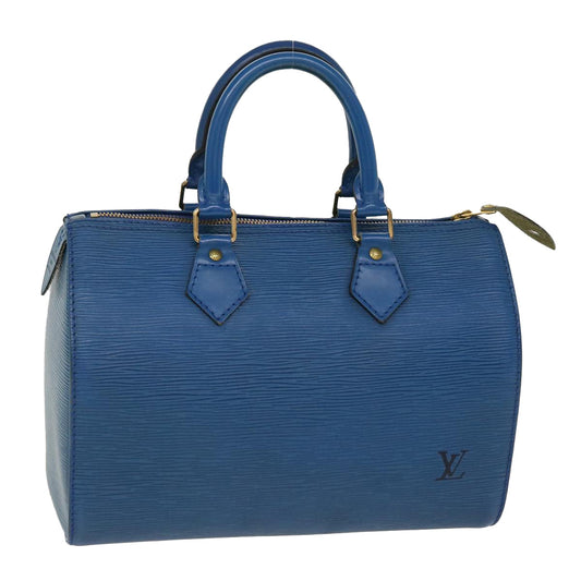 LOUIS VUITTON Epi 25 Hand Bag Toledo Blue M43015 LV 39534
