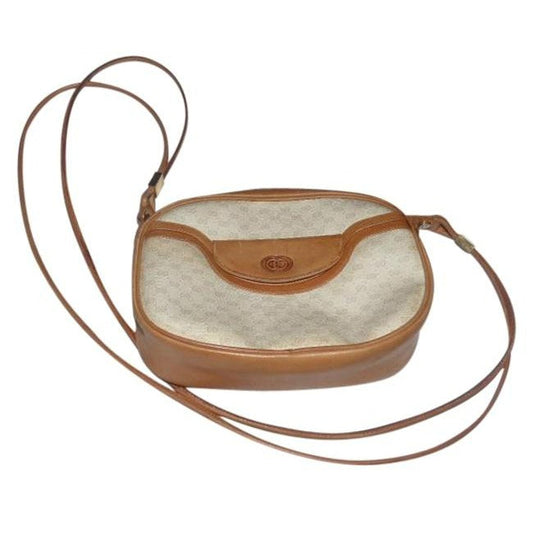 Gucci Leather Canvas Crossbody