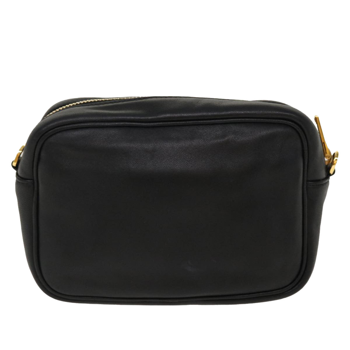 Prada Ribbon Shoulder Bag Leather Red Black