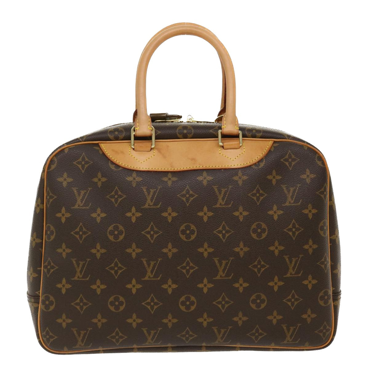 LOUIS VUITTON Monogram Deauville Hand Bag M47270 LV Auth 39669