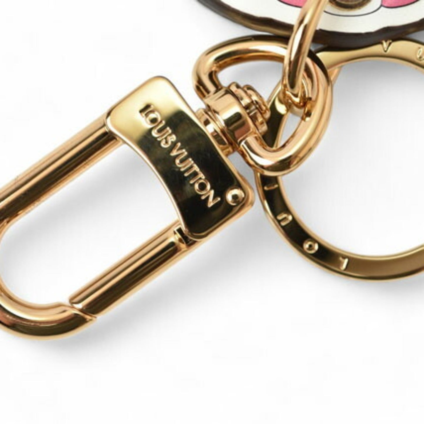 Louis Vuitton Brass Monogram Keyring