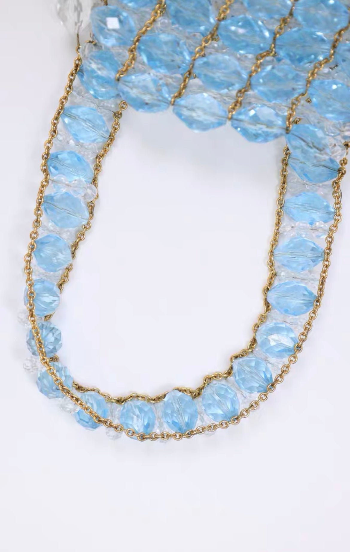 Chanel 1997 Runway Rare Blue Clutch MinaudiÃ¨re Bag