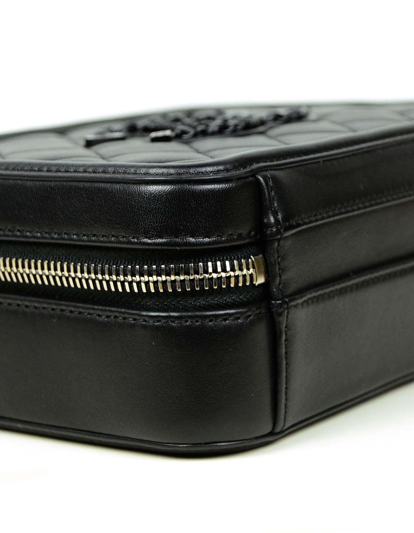 Chanel Incognito SO BLACK Small CC Filigree Vanity Case Crossbody Bag