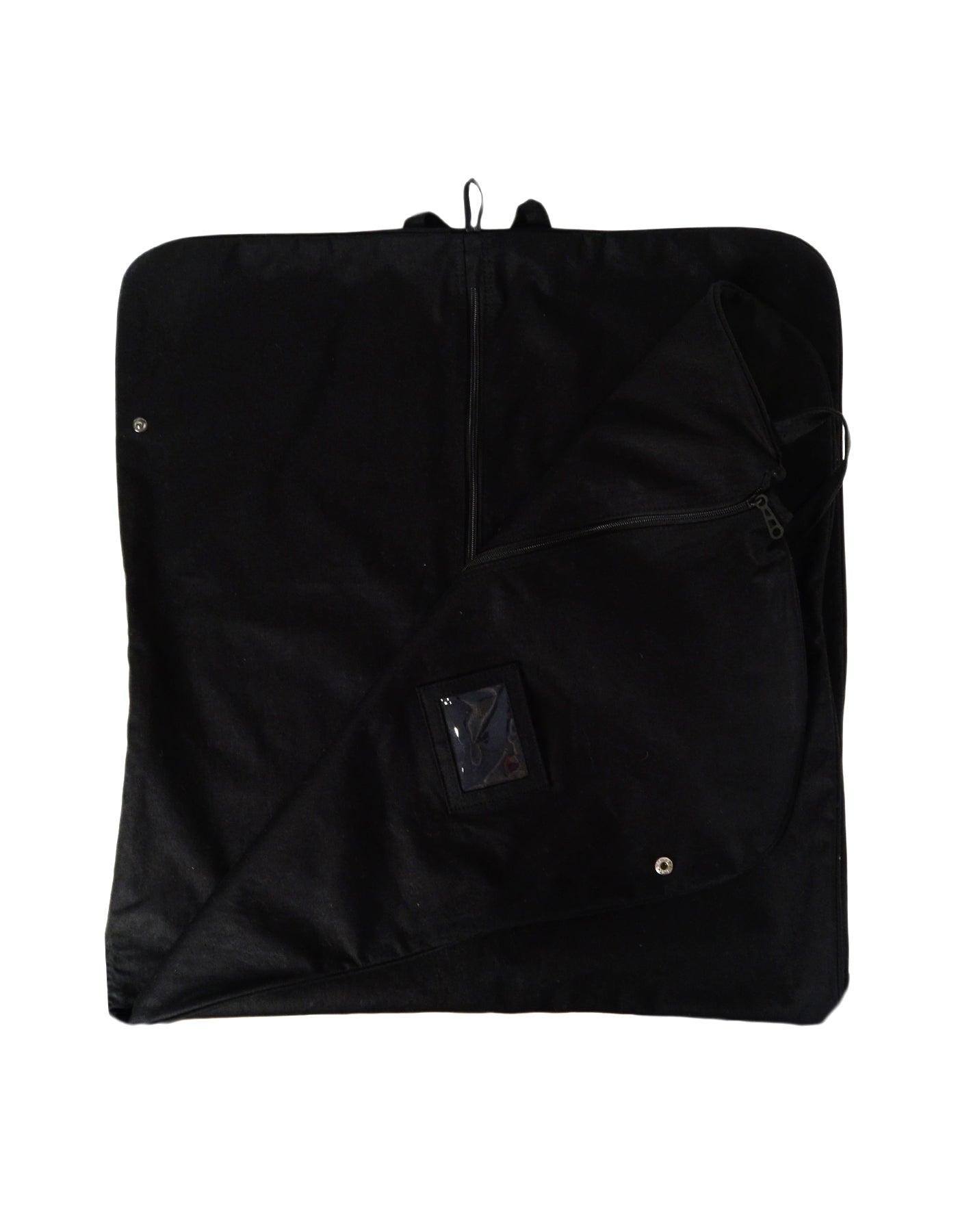 Chanel Black 48" Canvas Garment Bag w/ CC Hanger