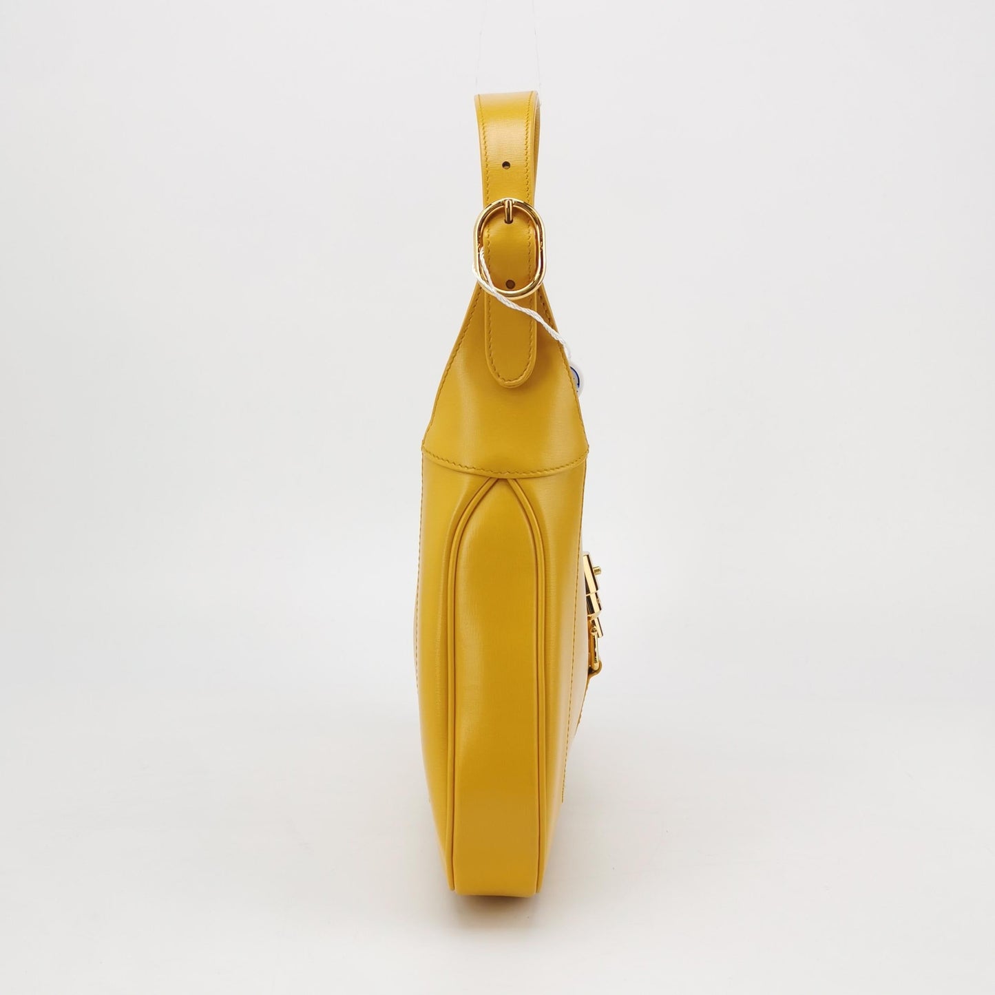 Gucci Jackie 1961 Yellow Leather Bag Small Shoulder Bag With Strap