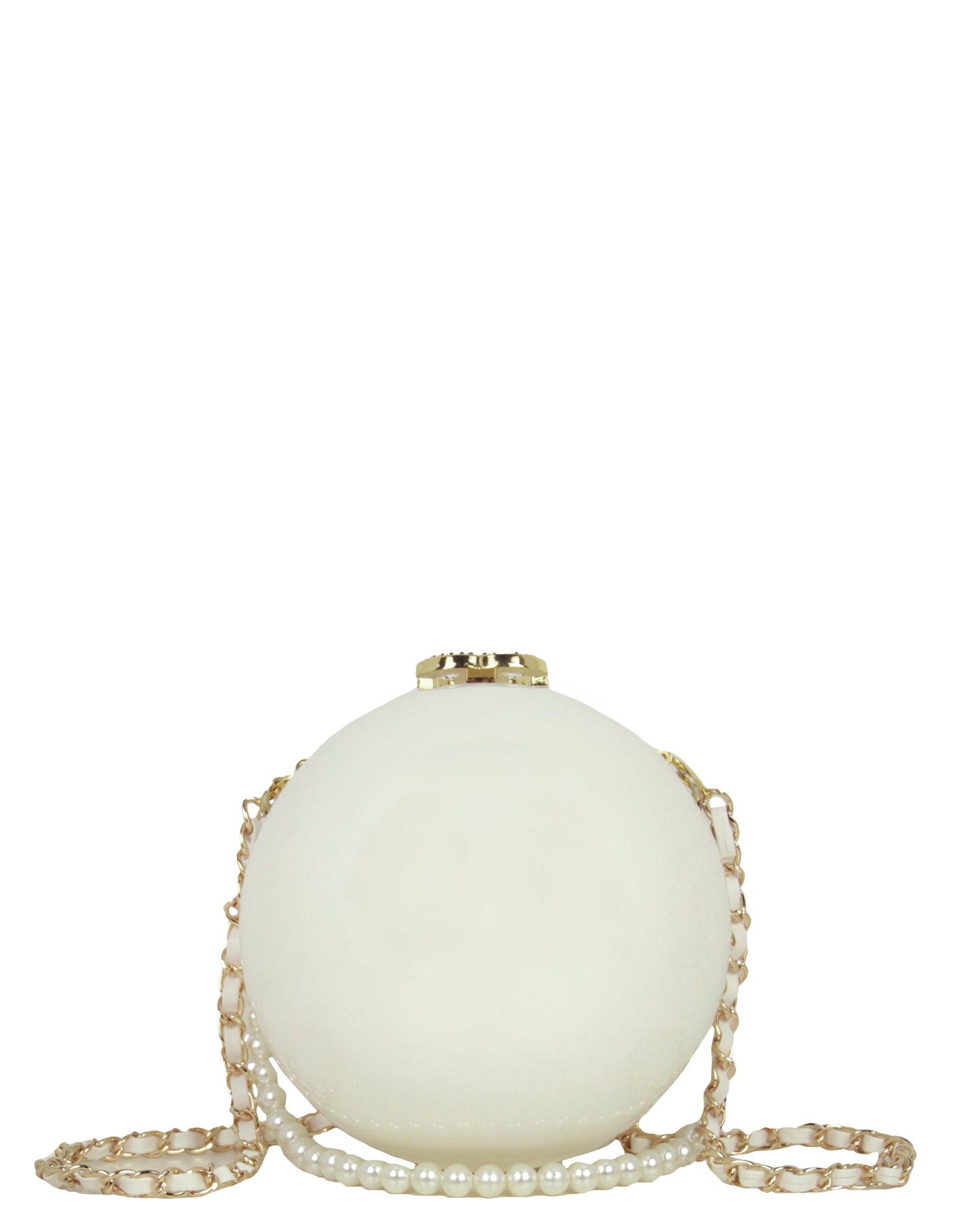 Chanel 2016 Dubai VIP Gift PVC Pearl Bag w/ CC Clasp
