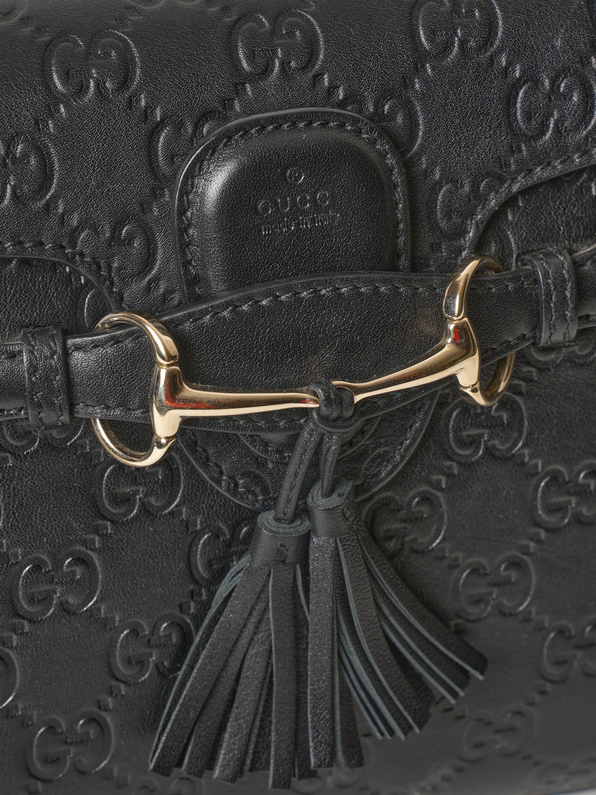 Gucci Lou Chain Leather Shoulder Bag
