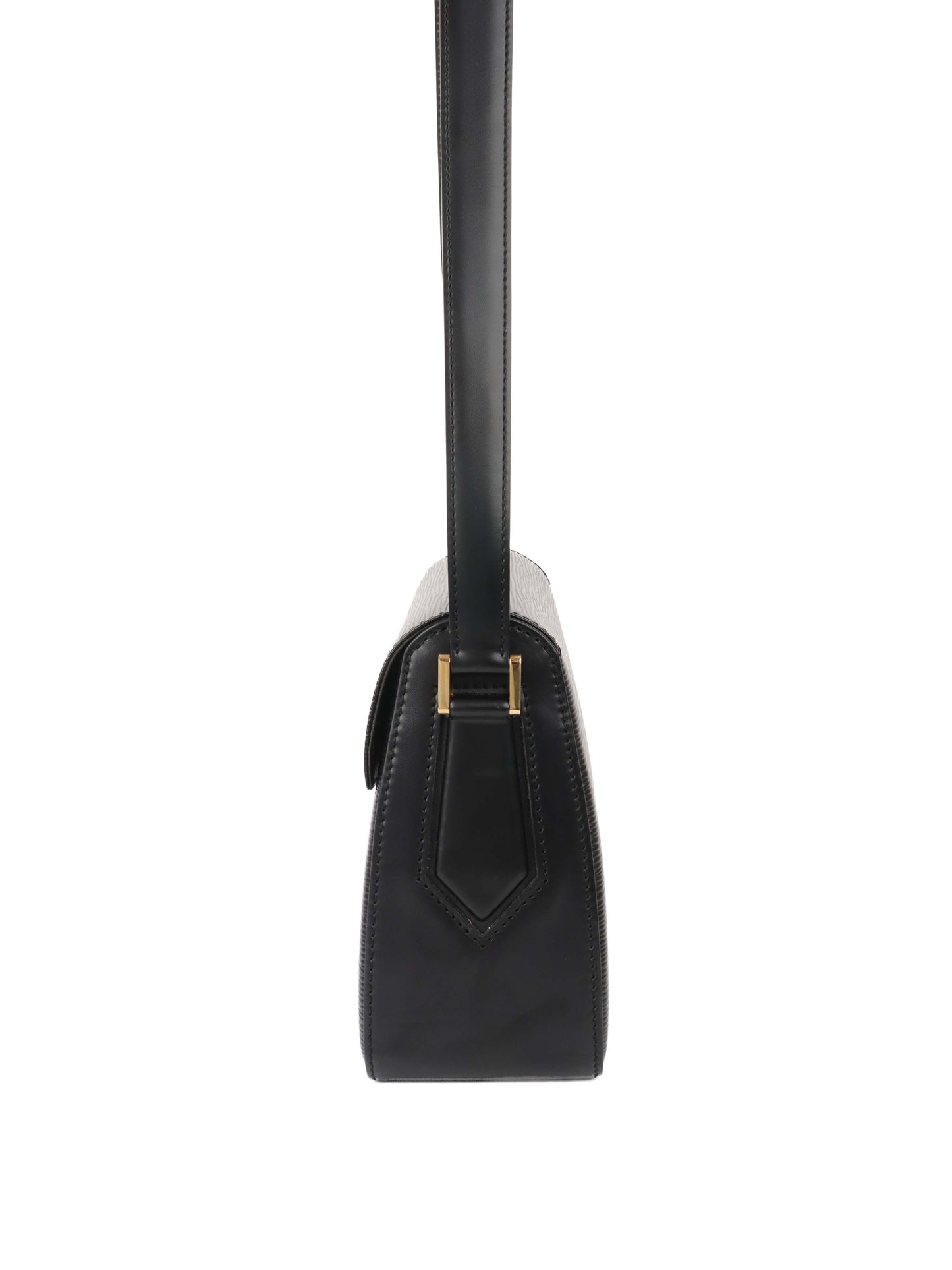 Louis Vuitton Black Bucci Epi Leather Shoulder Bag