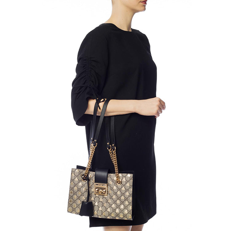 Gucci Chain Canvas Tote