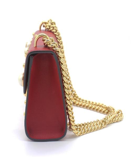 Gucci Monogram Chain Leather Crossbody