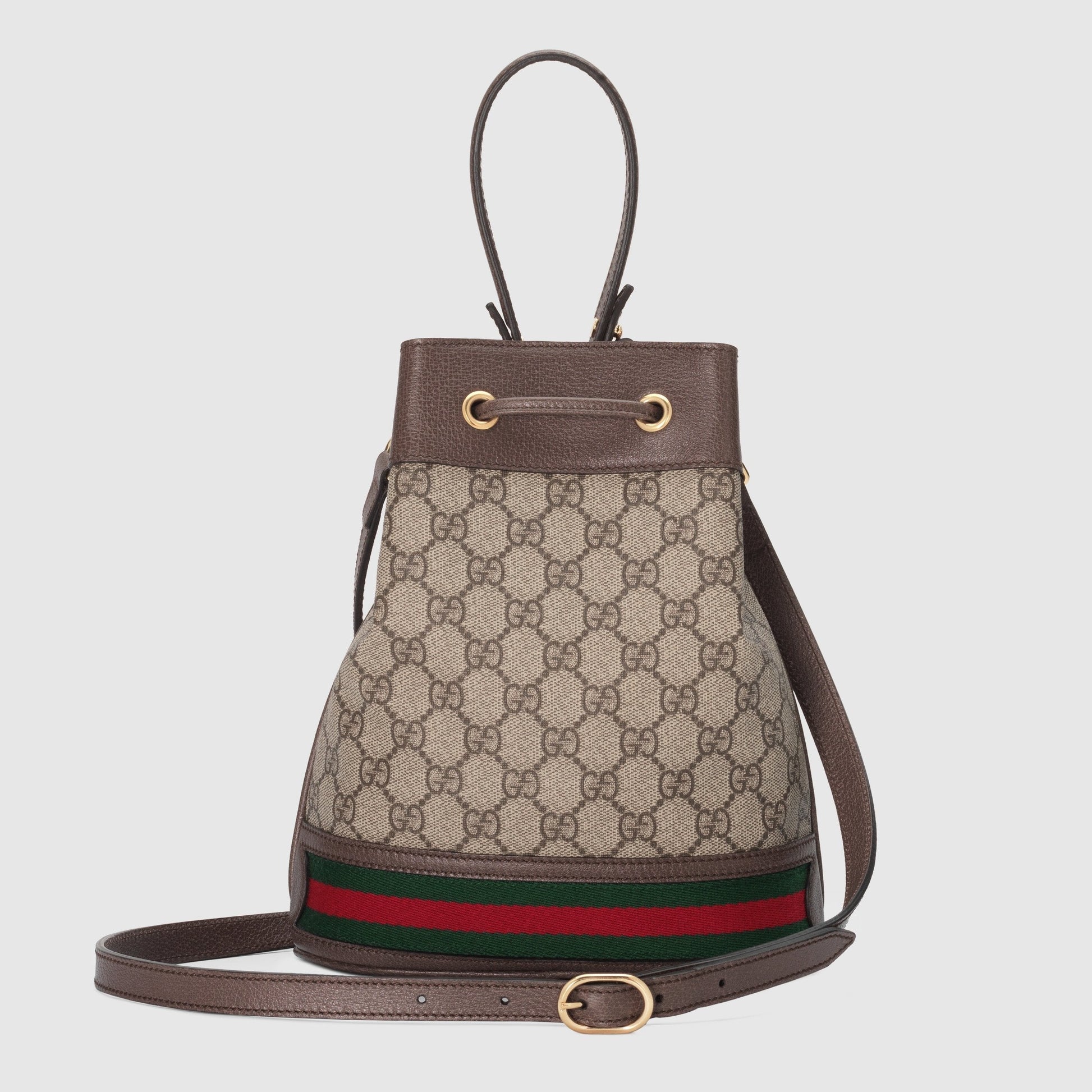 Gucci Monogram Leather Canvas Crossbody