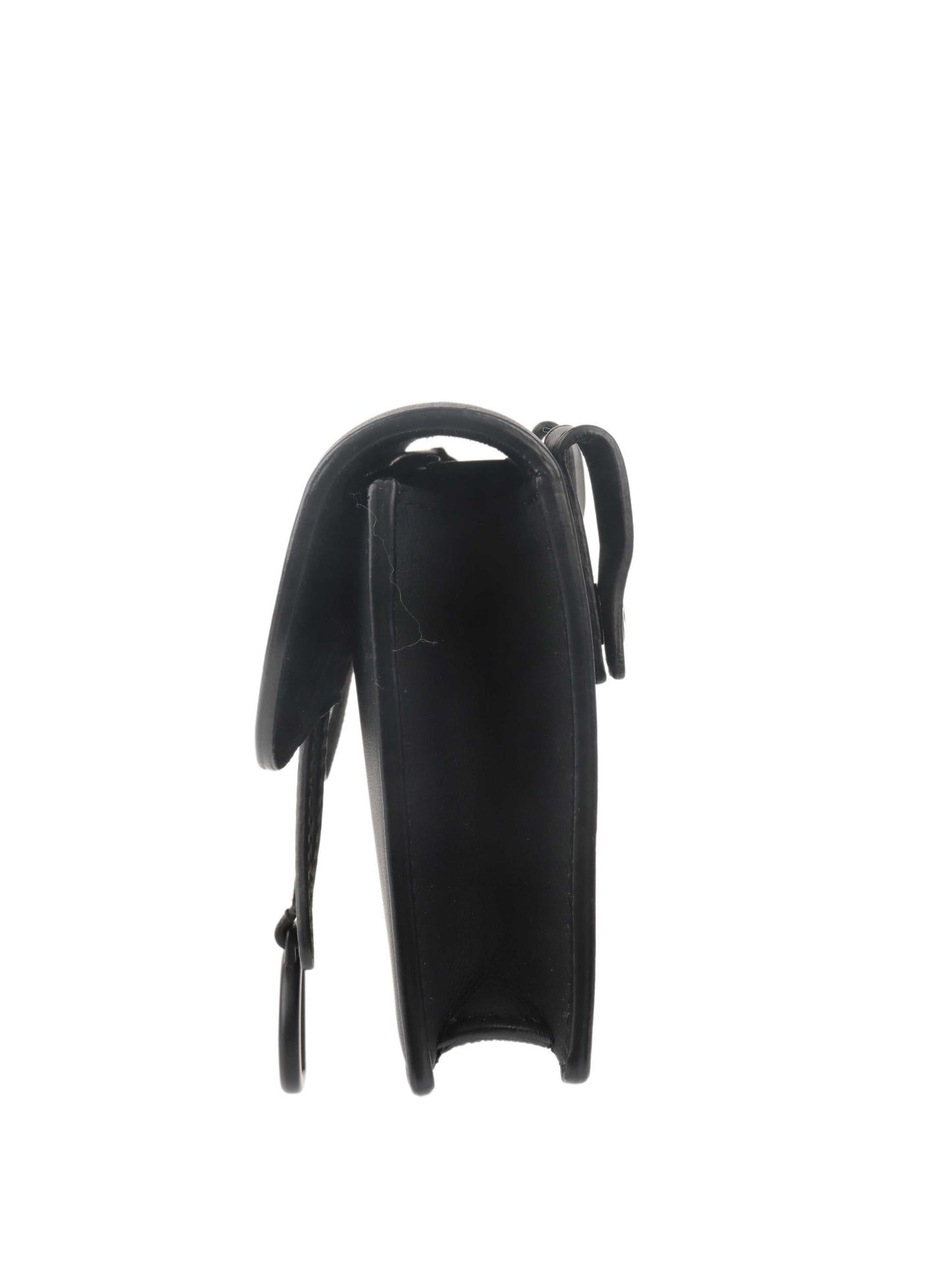 Dior Black Saddle Belt Pouch.