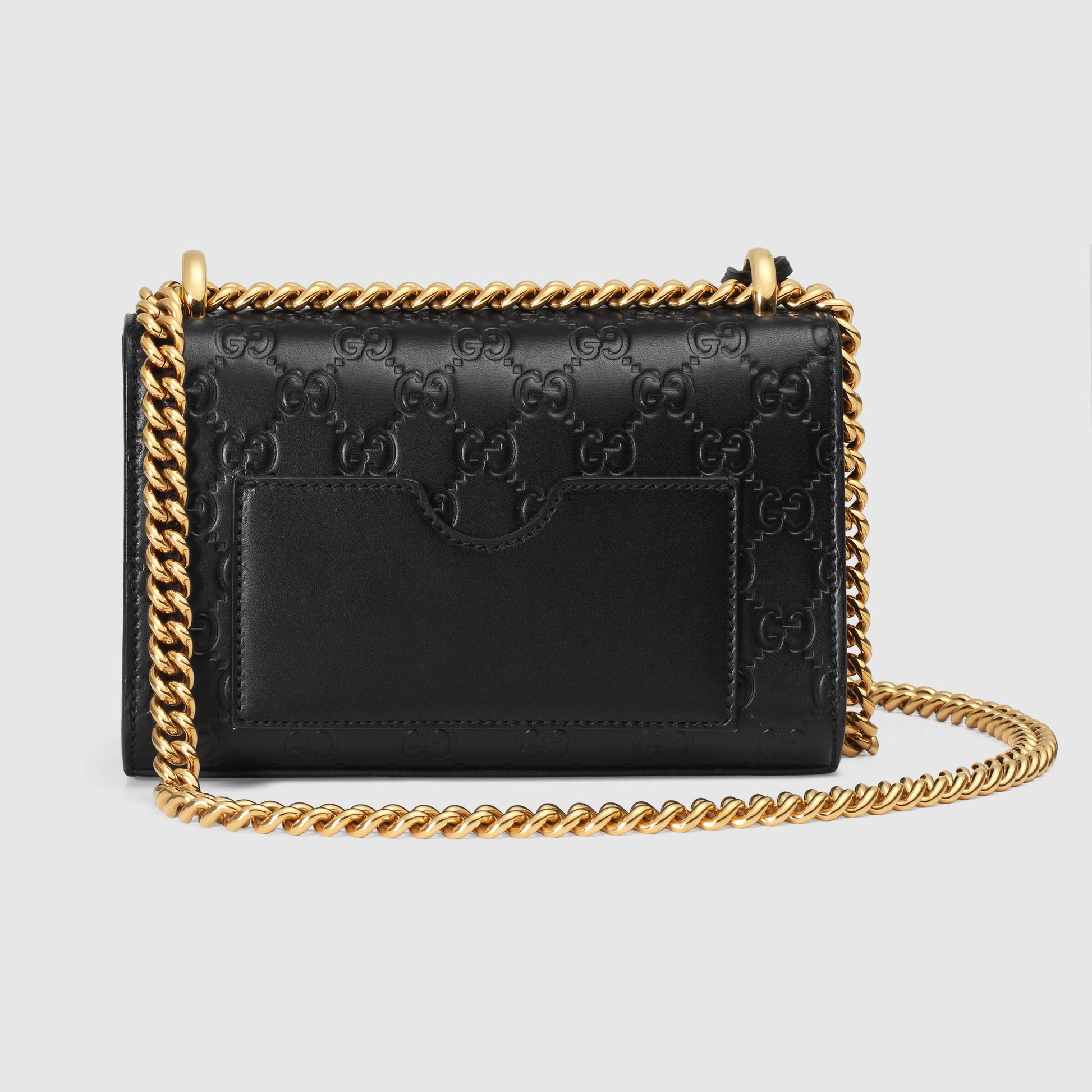 Gucci Monogram Chain Leather Crossbody