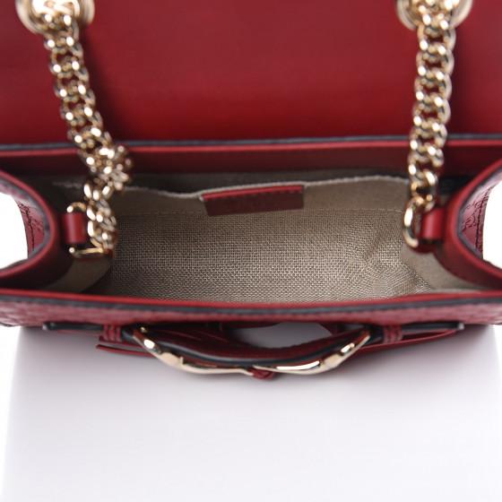 Gucci Monogram Chain Leather Crossbody