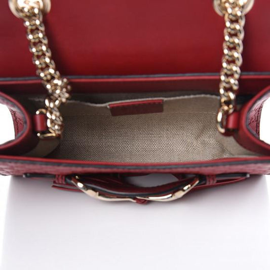Gucci Monogram Chain Leather Crossbody