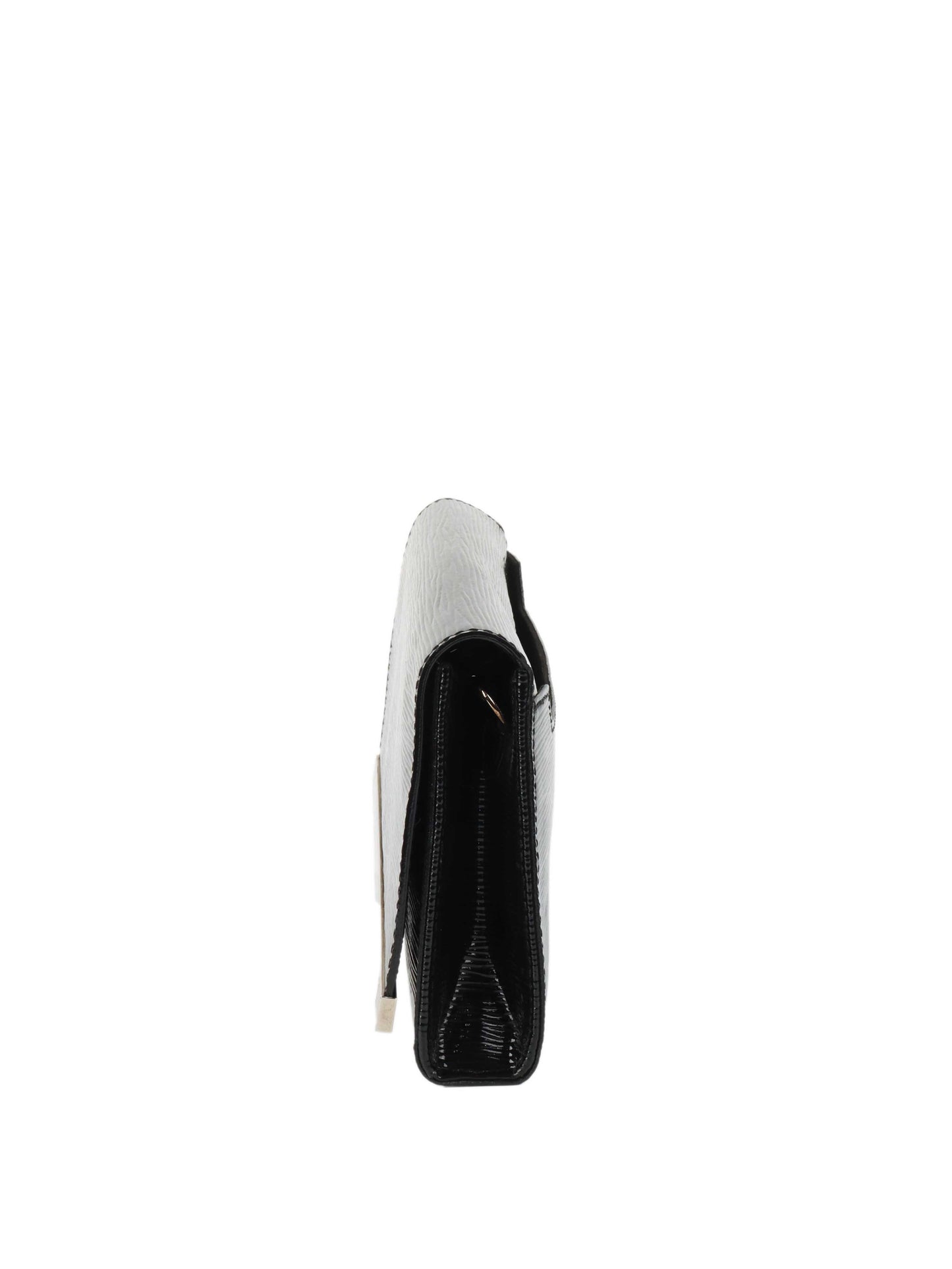 Louis Vuitton Black Patent Epi Clutch with Shoulder Strap