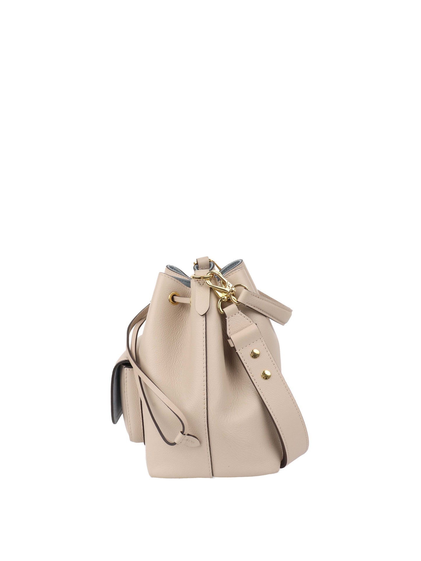 Louis Vuitton Beige Lockme Bucket Bag