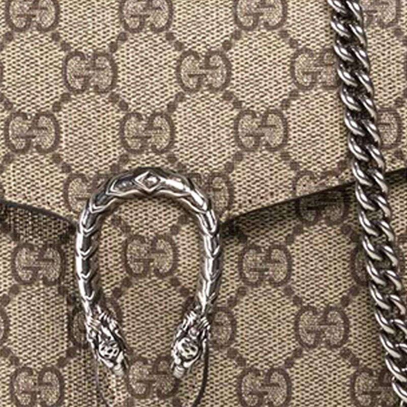 Gucci Chain Canvas Shoulder Bag