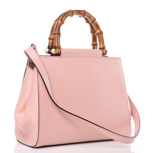 Gucci Monogram Leather Top Handle Crossbody