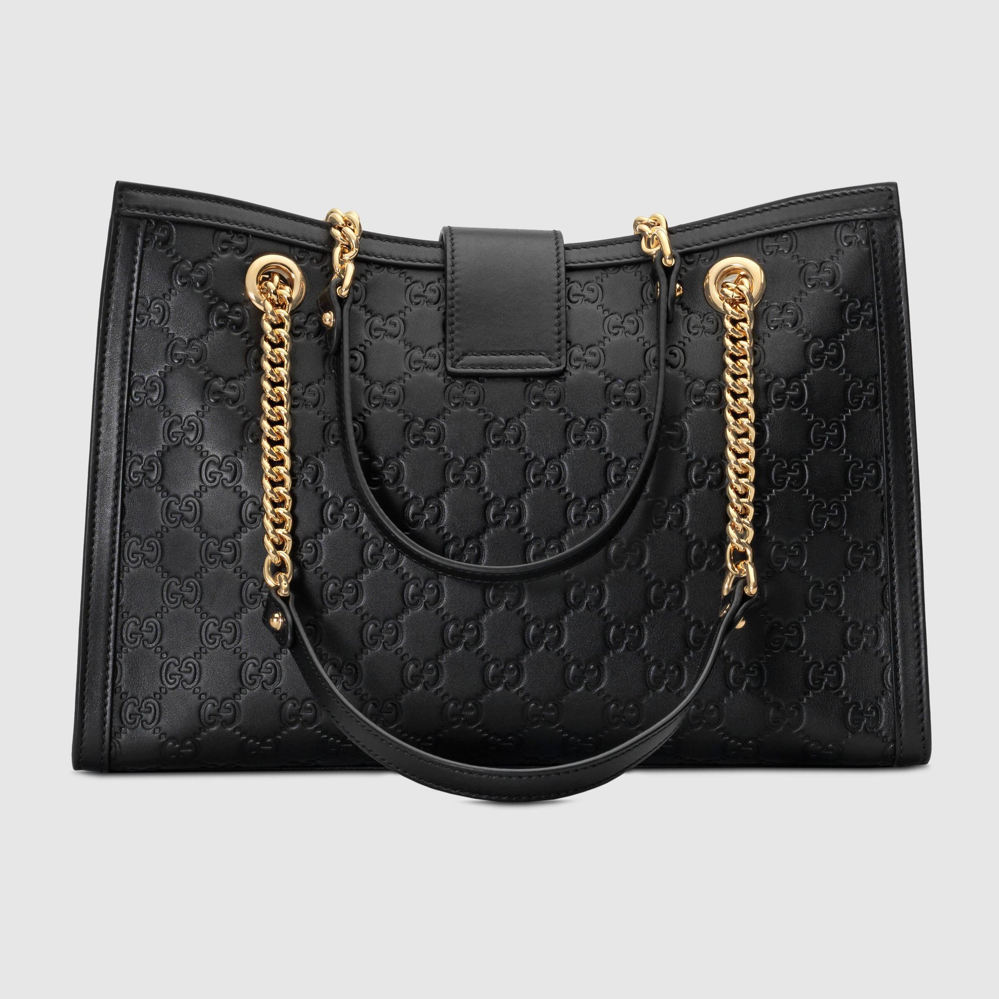 Gucci Monogram Chain Leather Crossbody