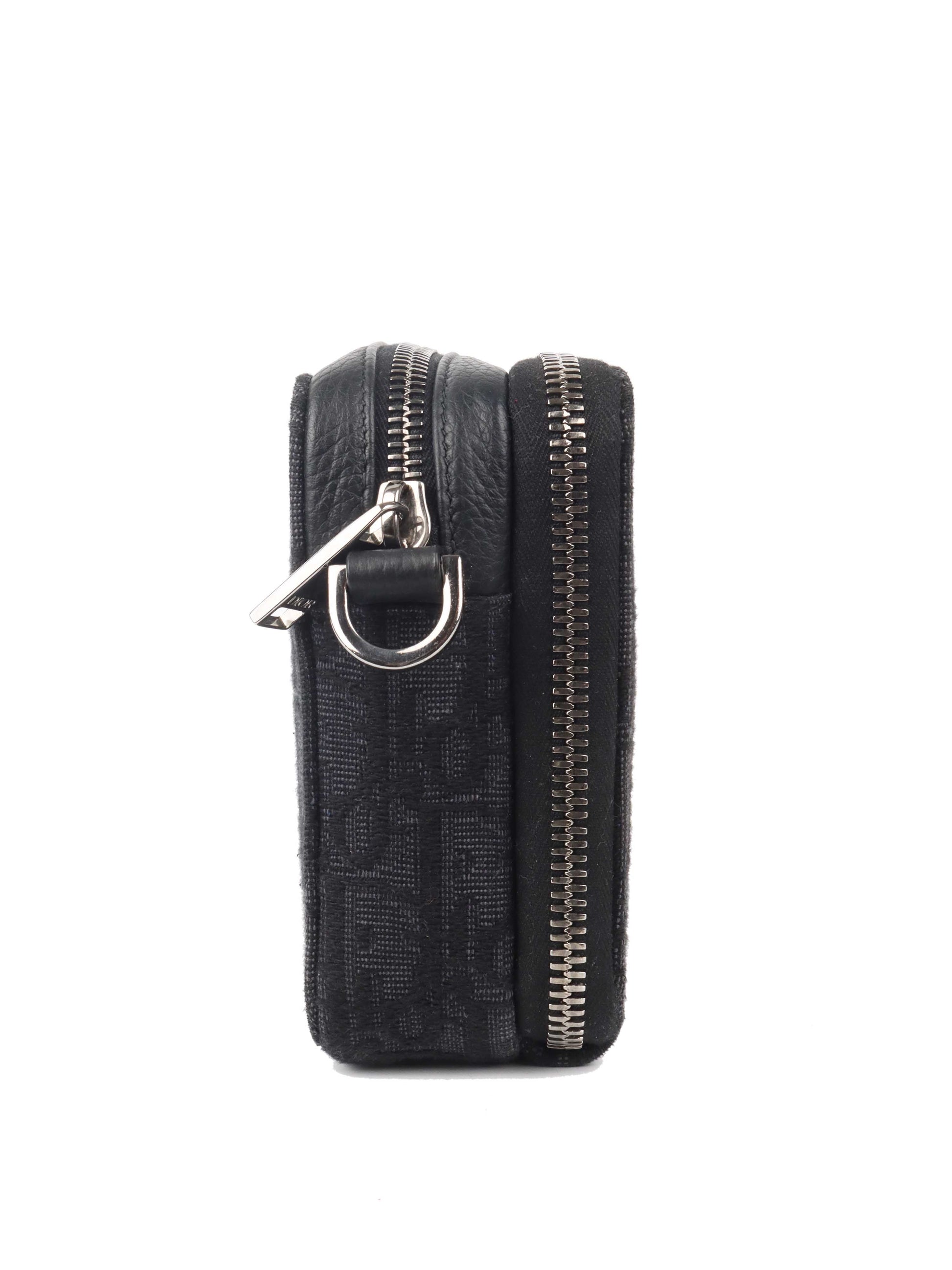Dior Pouch With Strap Black Dior Oblique Jacquard