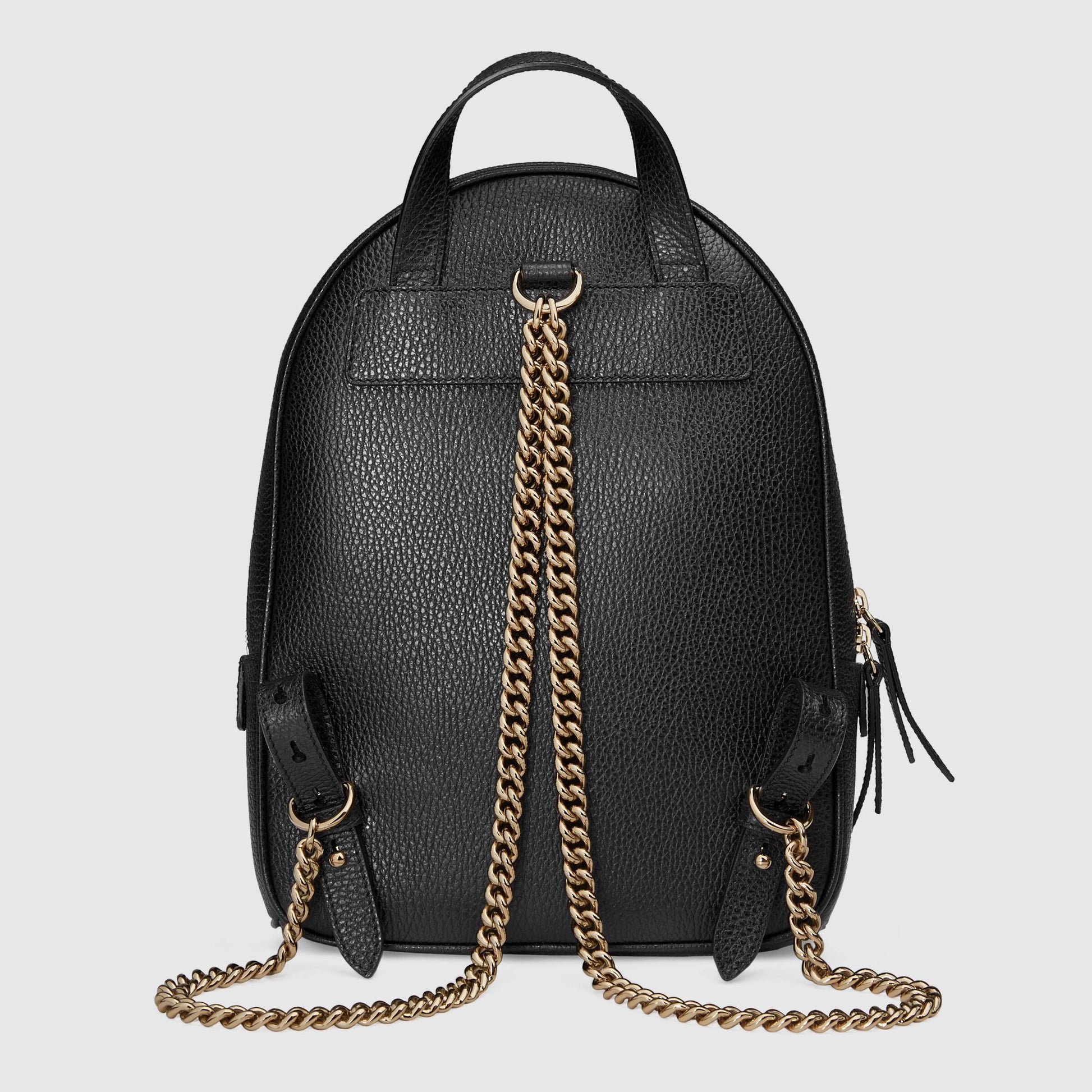 Gucci Monogram Chain Leather Crossbody