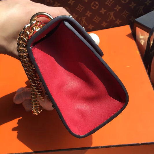 Gucci Monogram Chain Leather Crossbody