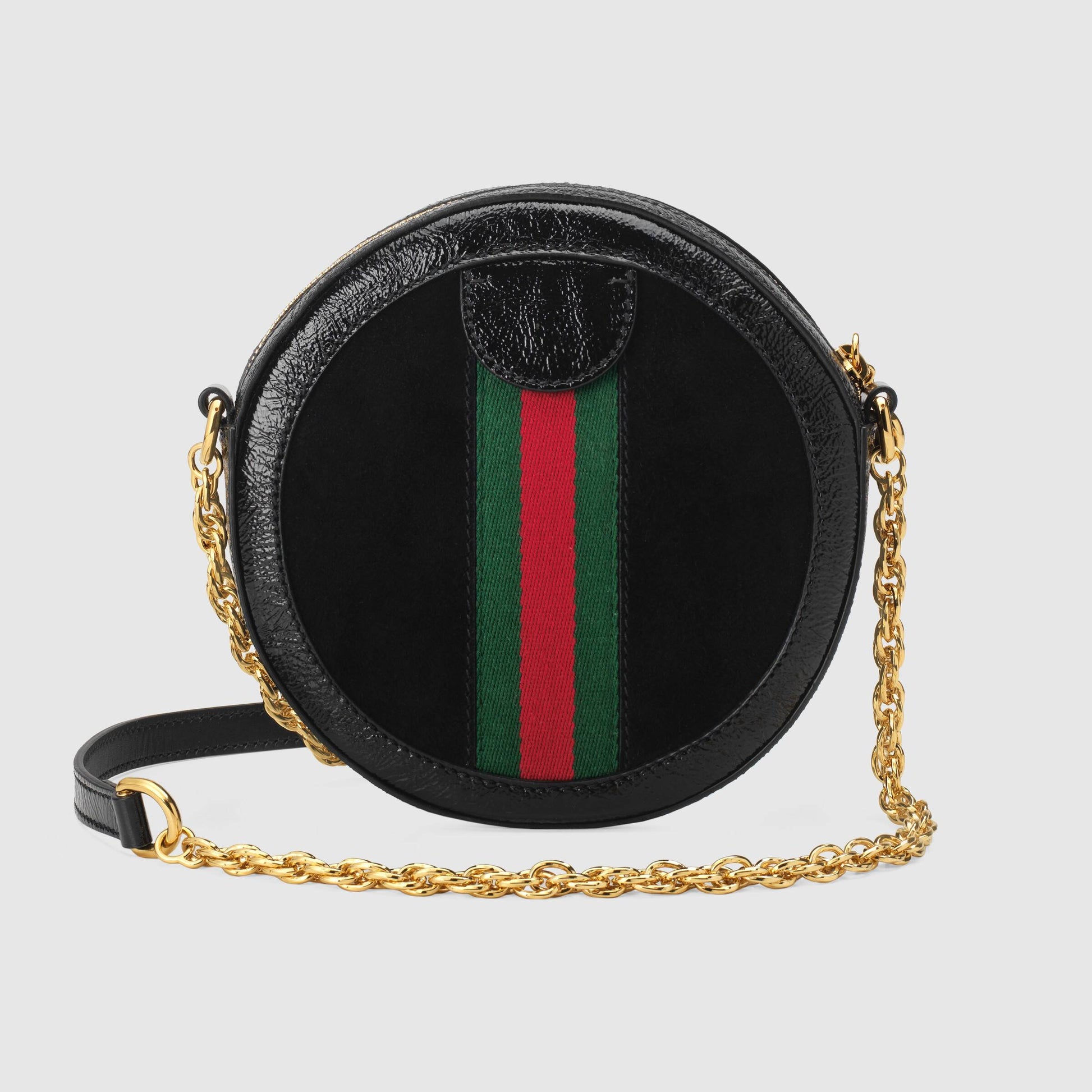 Gucci Monogram Chain Leather Crossbody