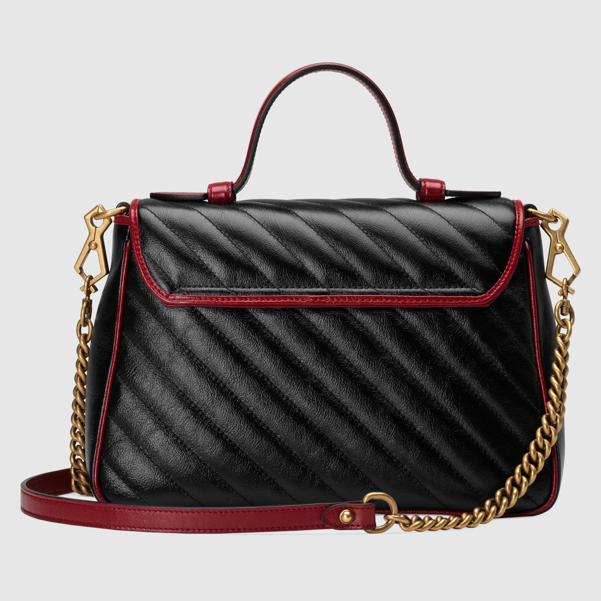 Gucci Monogram Twist Quilted Chain Crossbody