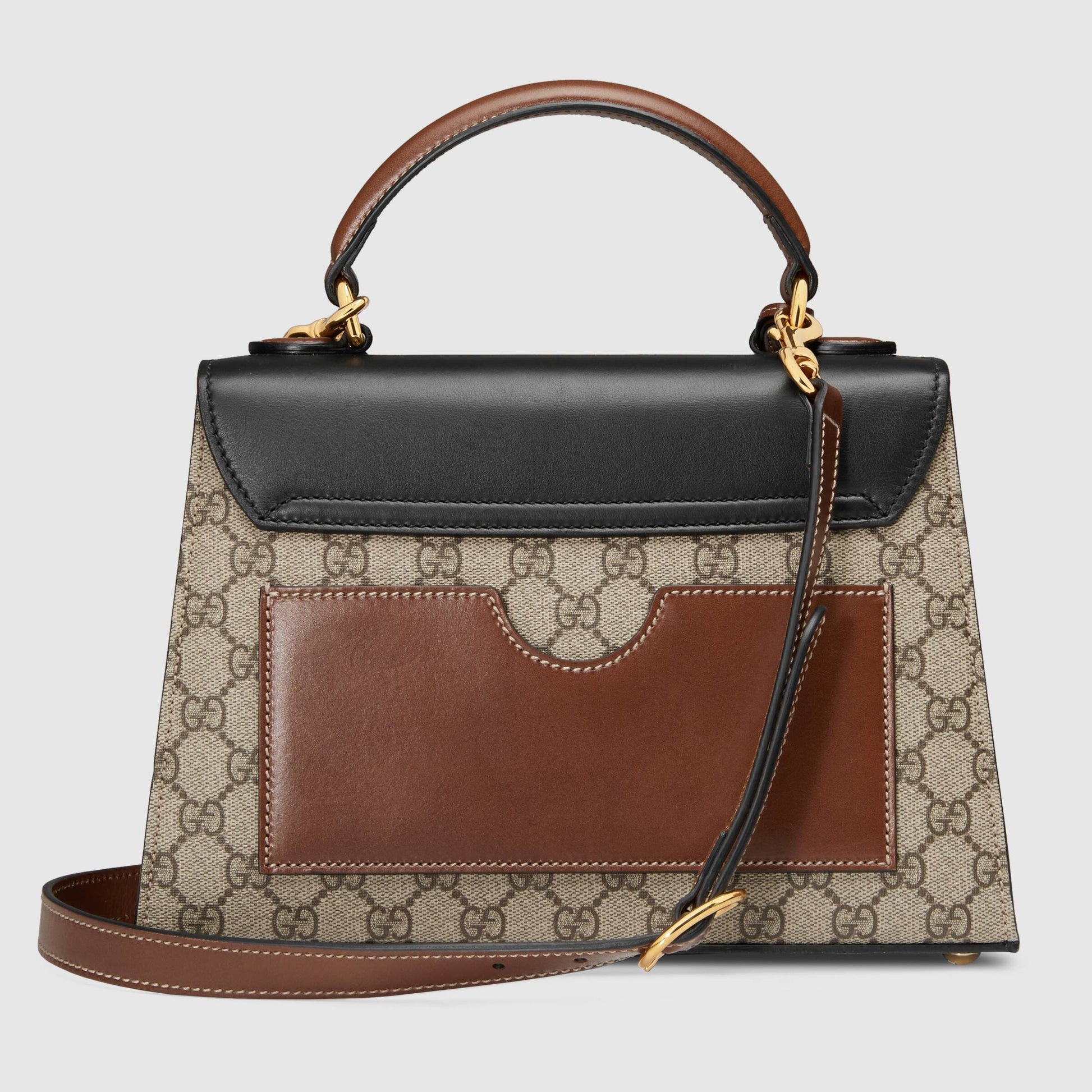 Gucci Monogram Leather Canvas Crossbody