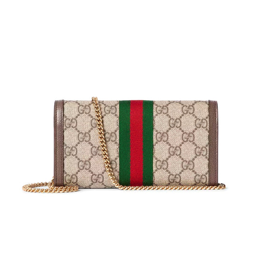 Gucci Monogram Chain Leather Crossbody