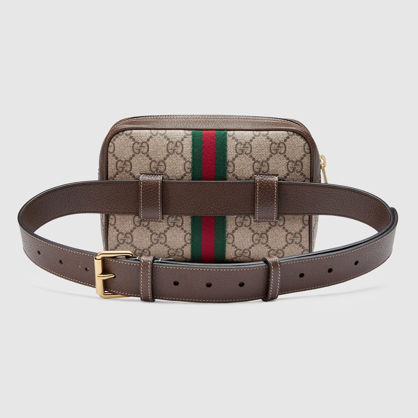 Gucci Monogram Leather Canvas Crossbody