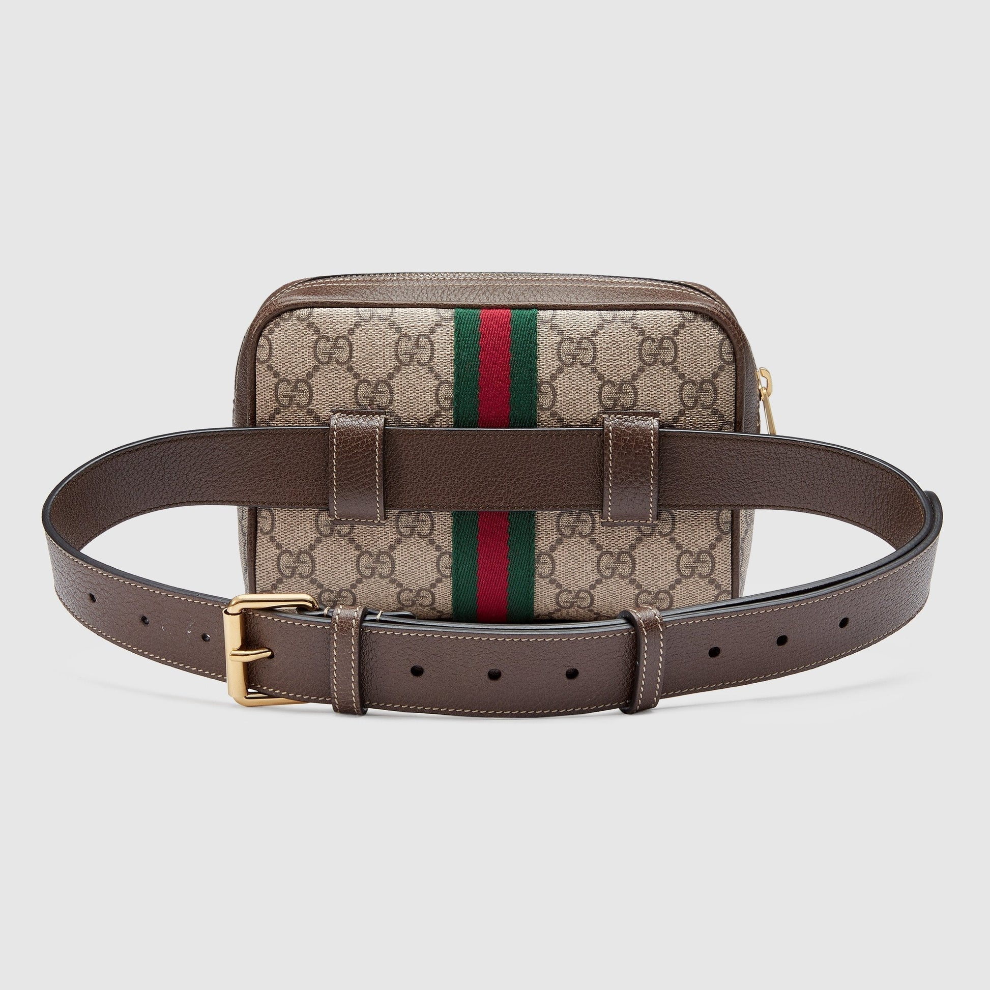 Gucci Monogram Leather Canvas Crossbody