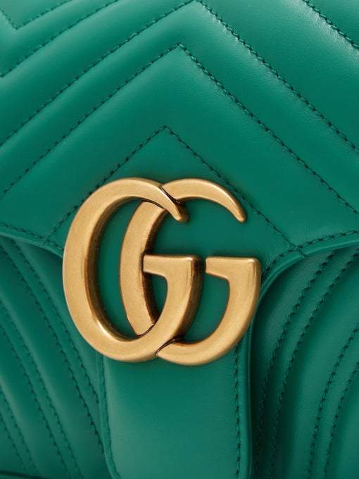 Gucci Monogram Chain Leather Crossbody