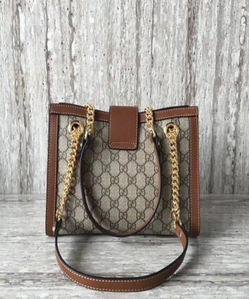 Gucci Monogram Chain Leather Crossbody