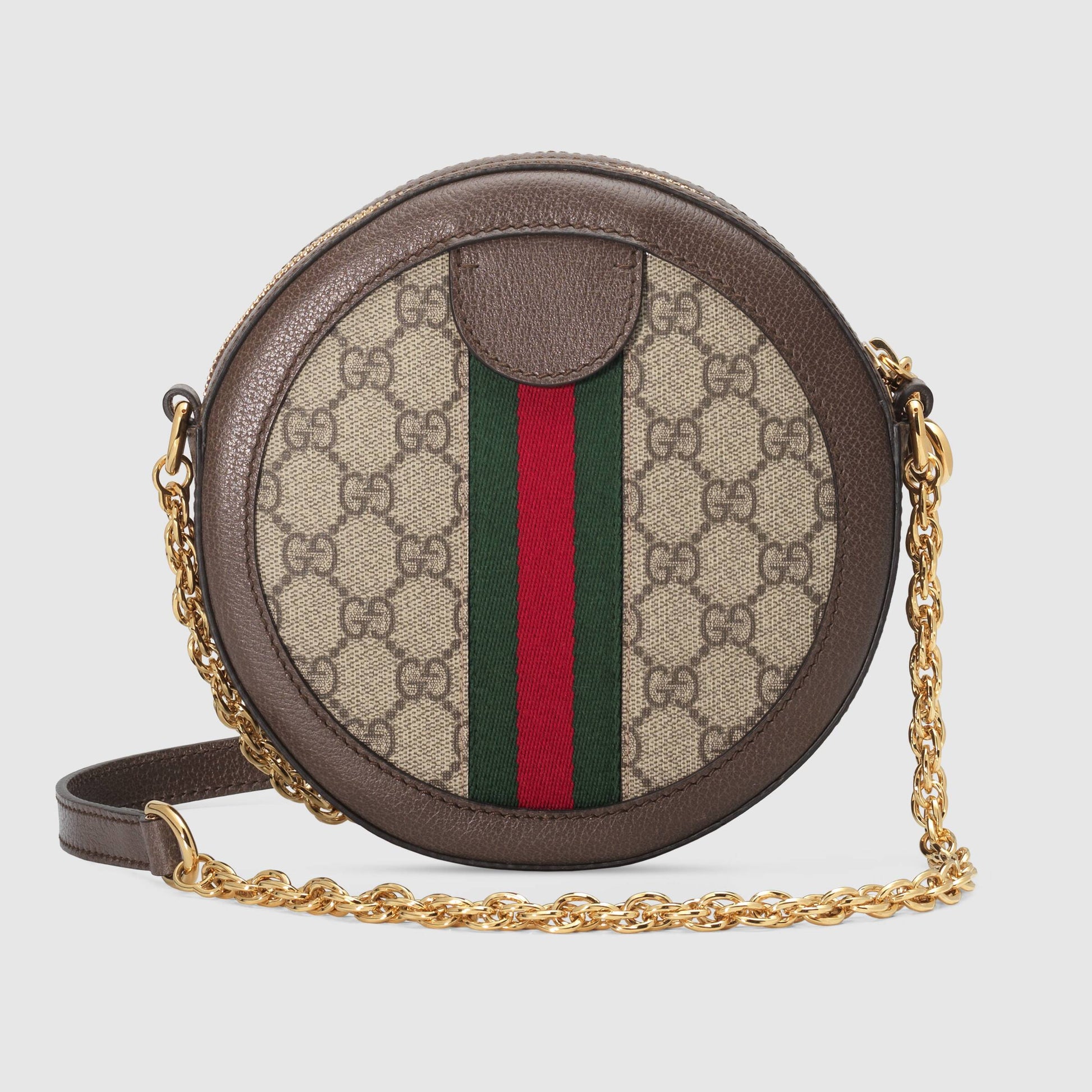 Gucci Monogram Chain Leather Crossbody
