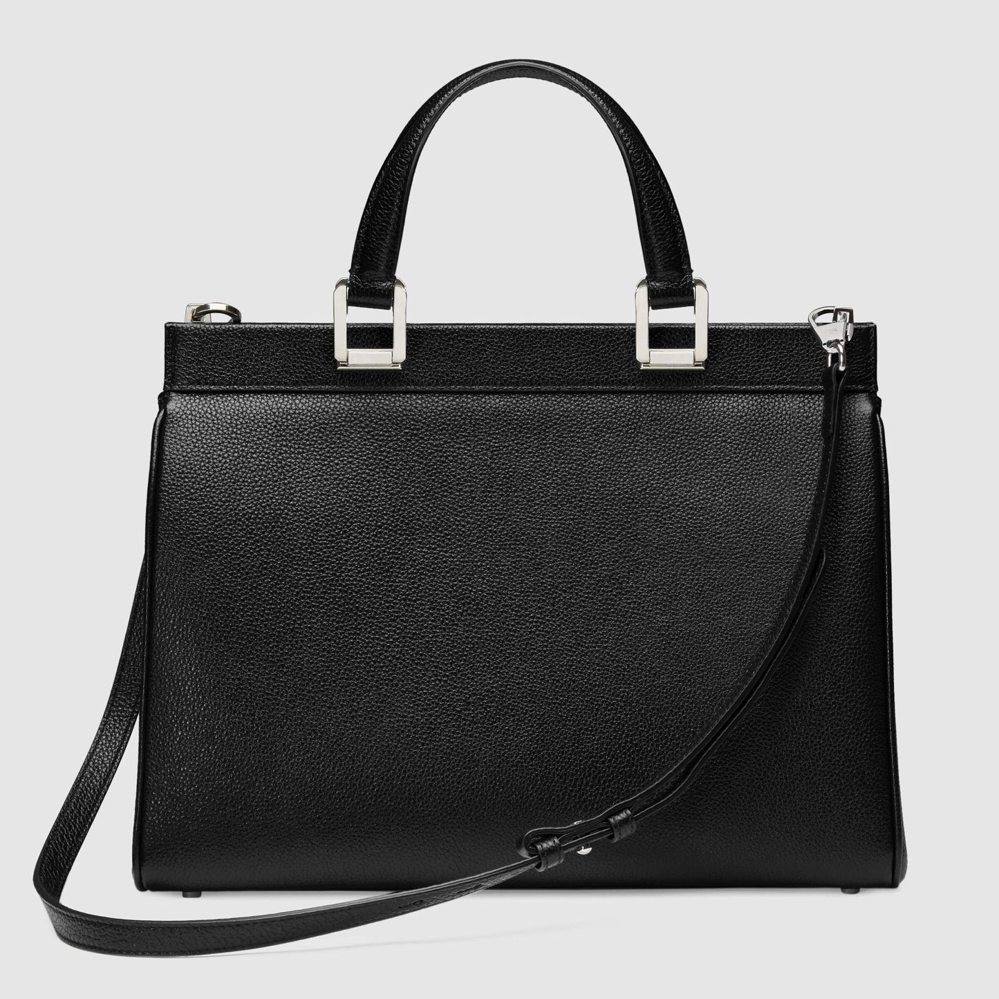 Gucci Monogram Leather Top Handle Crossbody
