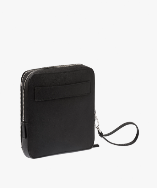 Prada Saffiano Leather MenÂs Bag Black