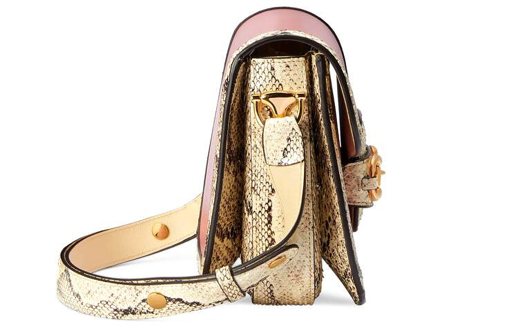 Gucci Saddle Leather Shoulder Bag