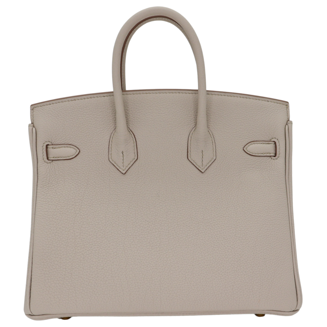 Hermes25cm Birkin Beton Togo Leather Gold Hardware