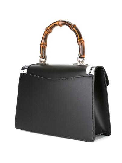 Gucci Monogram Leather Top Handle Crossbody