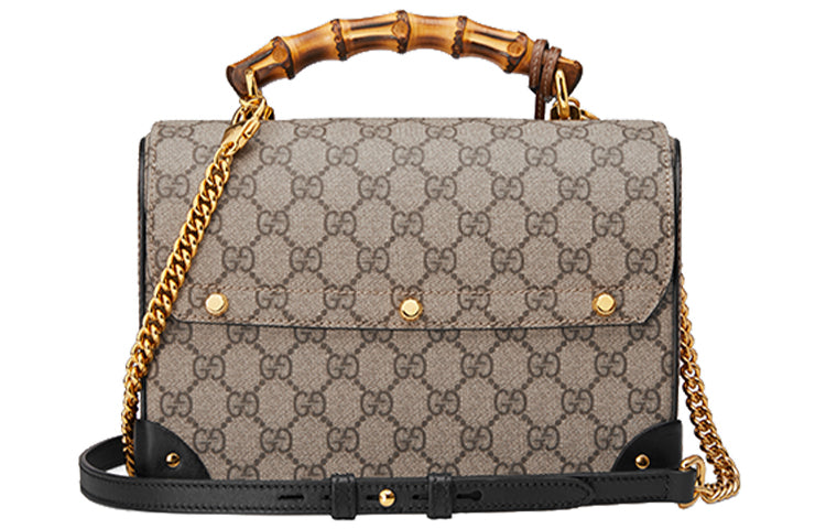 Gucci Chain Canvas Shoulder Bag
