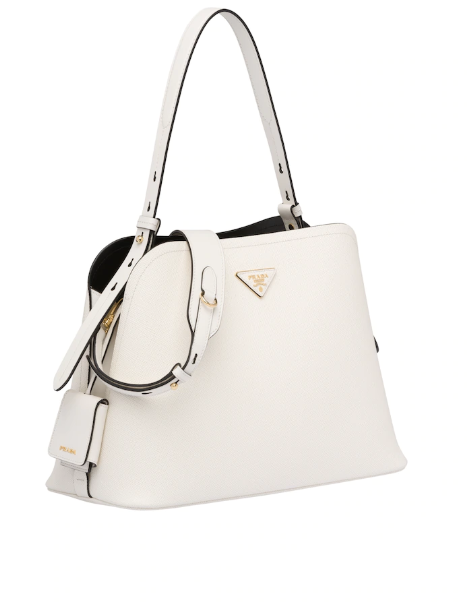 Prada MatinÃ©e Handbag White